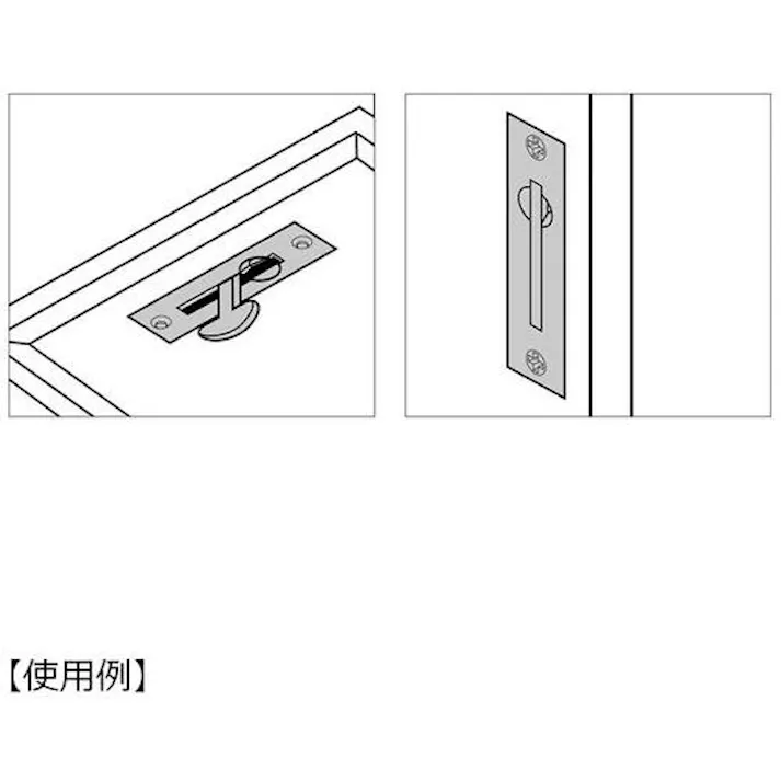 【CAINZ-DASH】スガツネ工業 (100010241)ST-115ステンレス鋼製全回転引手 ST-115【別送品】