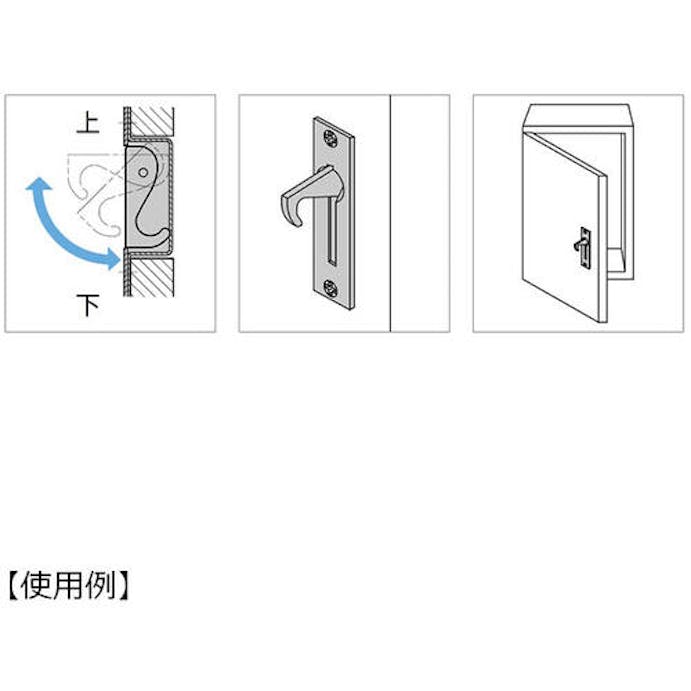 【CAINZ-DASH】スガツネ工業 （１０００１０２４５）ＳＴ－１００ステンレス鋼製半回転引手 ST-100【別送品】