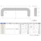 【CAINZ-DASH】スガツネ工業 (100010567)H-42-C-5ステンレス鋼製ハンドル H42-C-5【別送品】