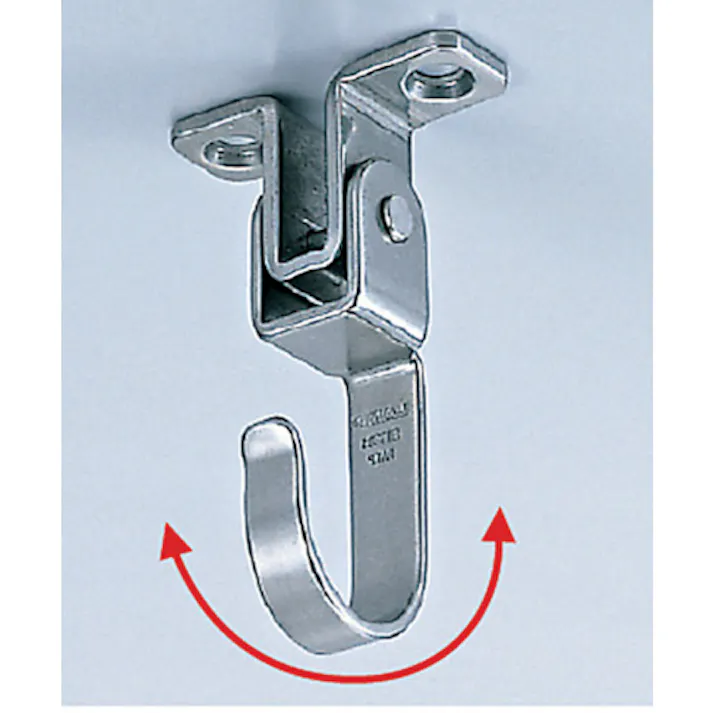 【CAINZ-DASH】スガツネ工業 (110020002)UC-055 ステンレス鋼製スイングフック UC型 UC-055【別送品】
