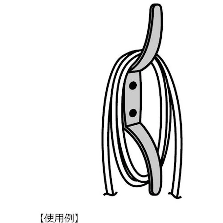 【CAINZ-DASH】スガツネ工業 (110020004)RB-102ステンレス鋼製コード掛 RB-102【別送品】