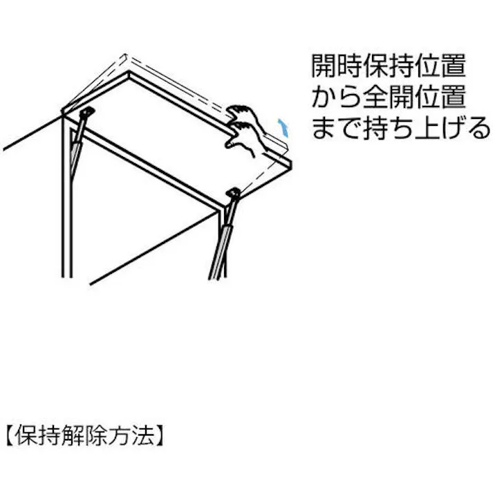 【CAINZ-DASH】スガツネ工業 (180100122)LB-350Aステンレス鋼製重量扉用フラップステー LB-350A【別送品】