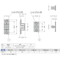 【CAINZ-DASH】スガツネ工業 （１４００５１０２０）　ＪＣＵ　ジュラコン埋込キャッチ　ナチュラル JCU【別送品】