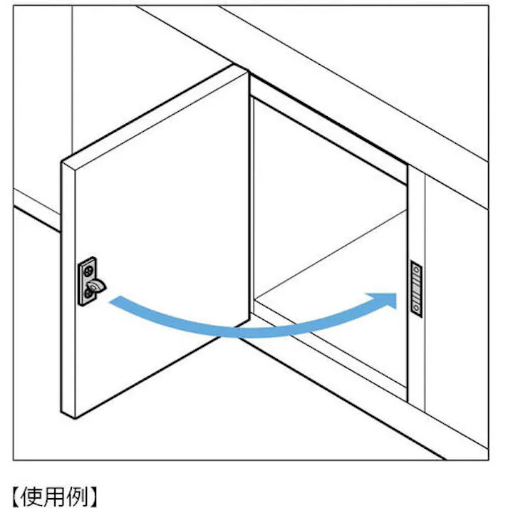 【CAINZ-DASH】スガツネ工業 (140051020) JCU ジュラコン埋込キャッチ ナチュラル JCU【別送品】