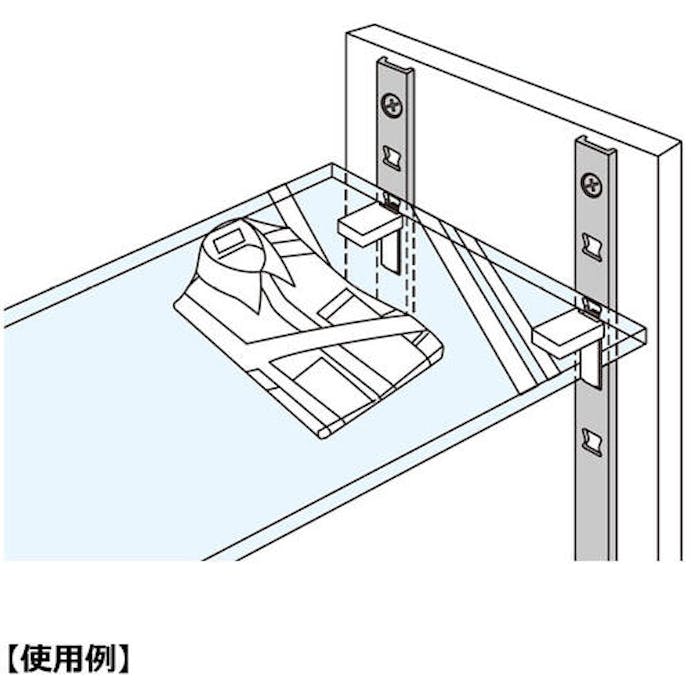 【CAINZ-DASH】スガツネ工業 （１２００３００８７）ＡＰ－ＤＭ２６００アルミ製棚柱 AP-DM2600【別送品】