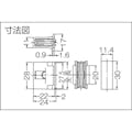 【CAINZ-DASH】スガツネ工業 （１４００５００３６）　ＭＣ－ＳＳ３０　マグネットキャッチ MC-SS30【別送品】