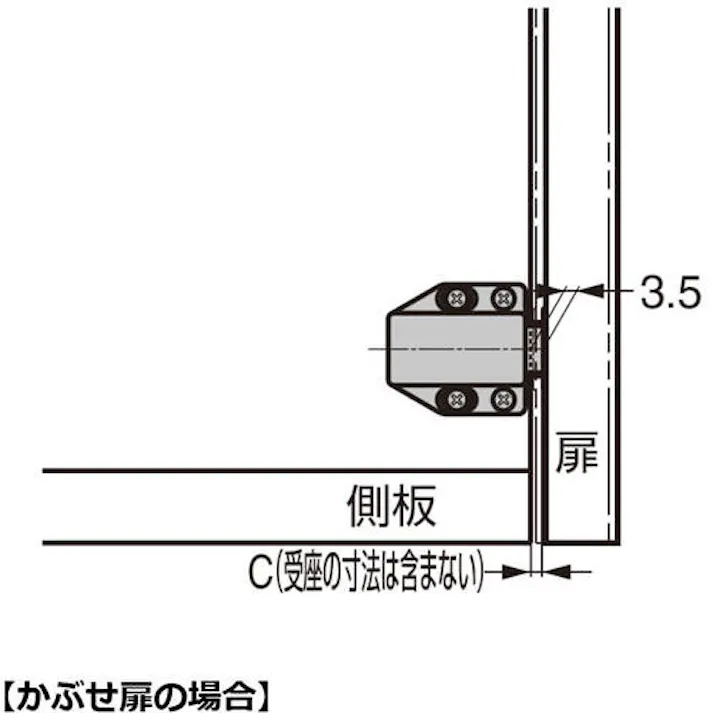 【CAINZ-DASH】スガツネ工業 (140050271)ML-80WTマグネラッチ ML-80W【別送品】