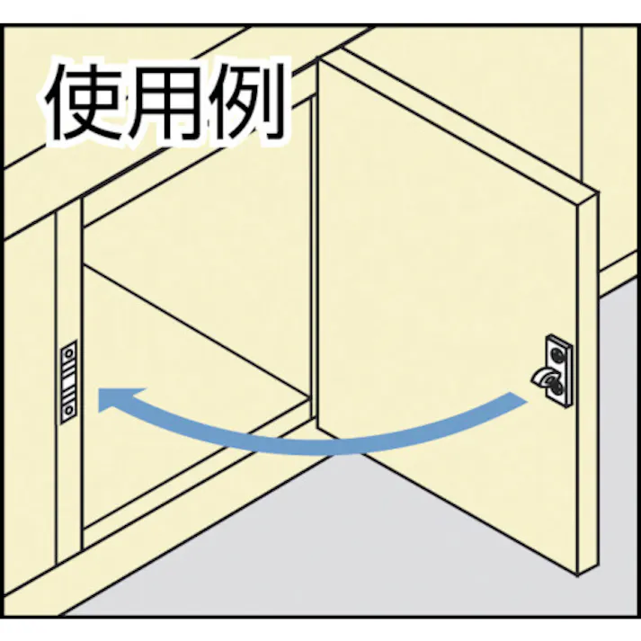 【CAINZ-DASH】スガツネ工業 (140051112) JCU-F 樹脂キャッチ ナチュラル JCU-F【別送品】