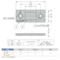 【CAINZ-DASH】スガツネ工業 （１４００５８０６１）ＭＣ－１５９極薄型マグネットキャッチ MC-159【別送品】