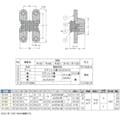 【CAINZ-DASH】スガツネ工業 （１７００９５２０１）Ｒ－１００ルーター用隠し蝶番 R-100【別送品】