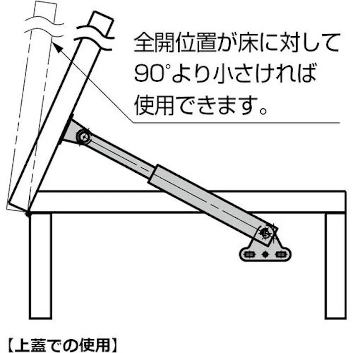 【CAINZ-DASH】スガツネ工業 (180109118)L-100Sステンレス鋼製ミニフラップステー L-100S【別送品】