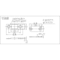 【CAINZ-DASH】スガツネ工業 （１４００５０２５７）　ＭＣ－ＹＮ００１　極薄型マグネットキャッチ MC-YN001【別送品】