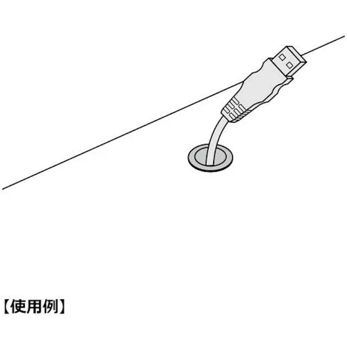 【CAINZ-DASH】スガツネ工業 (210023209)CHC-18WB配線孔 CHC-18WB【別送品】