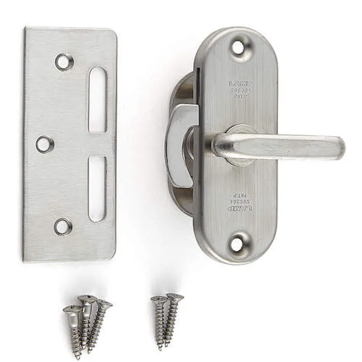 【CAINZ-DASH】スガツネ工業 (140180000)HHC-85ステンレス鋼製引戸面付カマ錠 HHC-85【別送品】