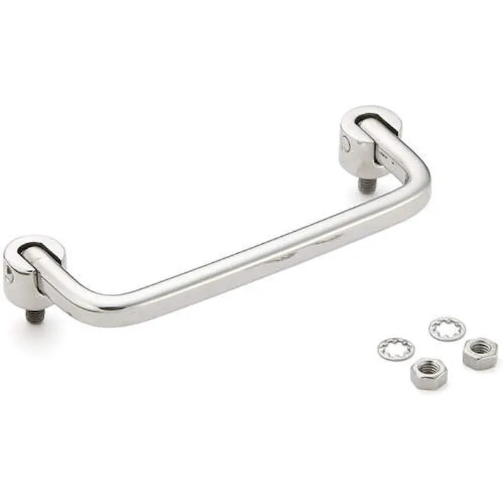 【CAINZ-DASH】スガツネ工業 (100010013)HK-120ステンレス鋼製片折ハンドル HK-120【別送品】