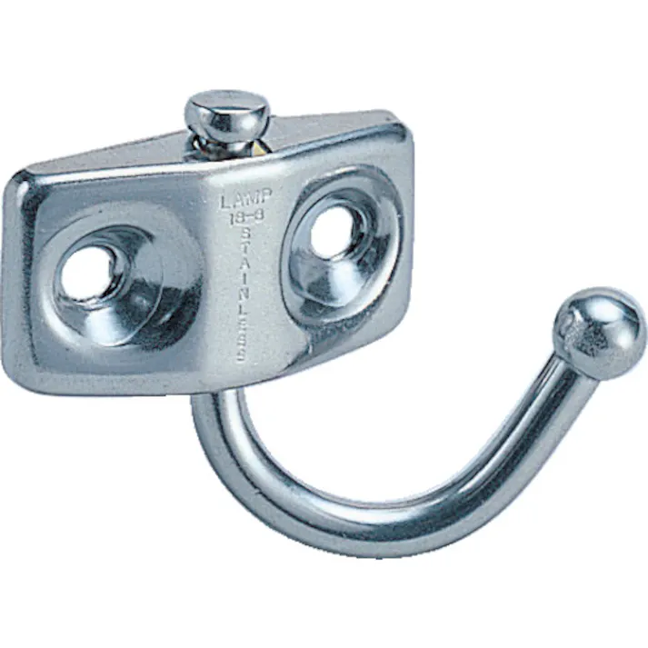 【CAINZ-DASH】スガツネ工業 (110020254)TK-45 ステンレス鋼製玉付回転フック 抵抗機能なし TK-45【別送品】