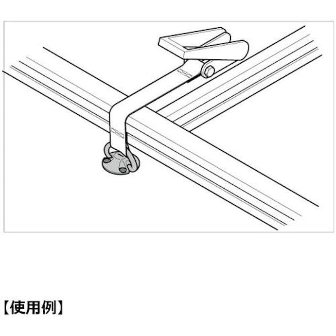 【CAINZ-DASH】スガツネ工業 （１１００１２５４２）ＥＹ－Ｒ５０ステンレス鋼製フォールディングパッドアイ EY-R50【別送品】