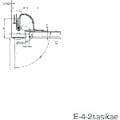 【CAINZ-DASH】スガツネ工業 （１７００２２３０５）　ＨＧ－ＴＵ０７　トルク裏蝶番 HG-TU07【別送品】