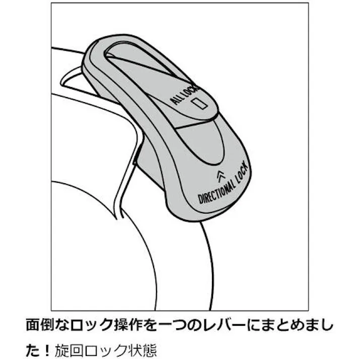 【CAINZ-DASH】スガツネ工業 (200130053)MX-125PS大型デザインキャスター MX-125PS【別送品】