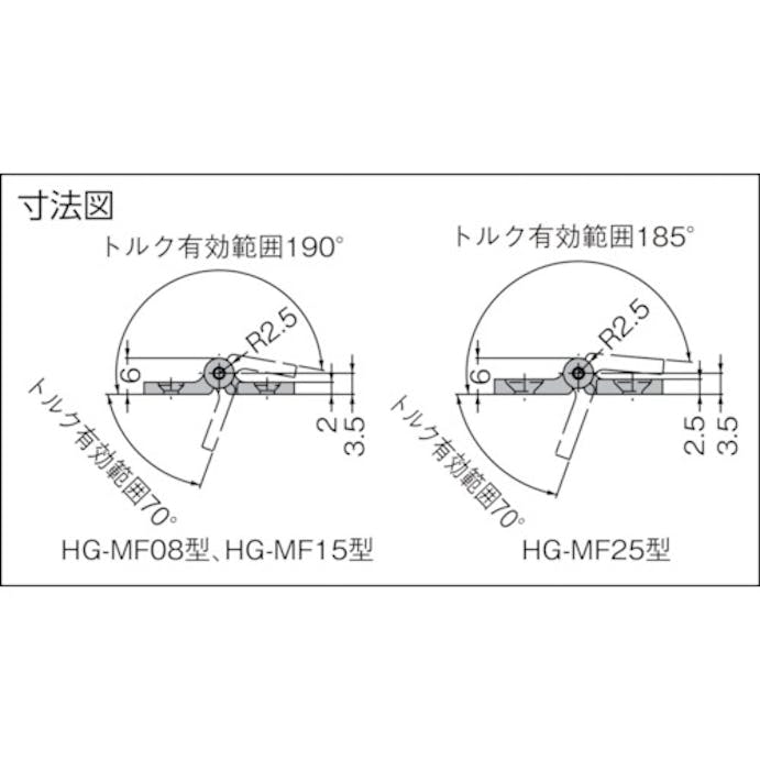 【CAINZ-DASH】スガツネ工業 （１７００２３８５６）ＨＧ－ＭＦ１５－ＢＬミニフラットトルクヒンジ HG-MF15-BL【別送品】