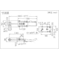 【CAINZ-DASH】スガツネ工業 （１２００４０４９９）ＴＦ８０４ＴＬＣ超強力ロック解除防止機構付ファスナー TF804TLC【別送品】