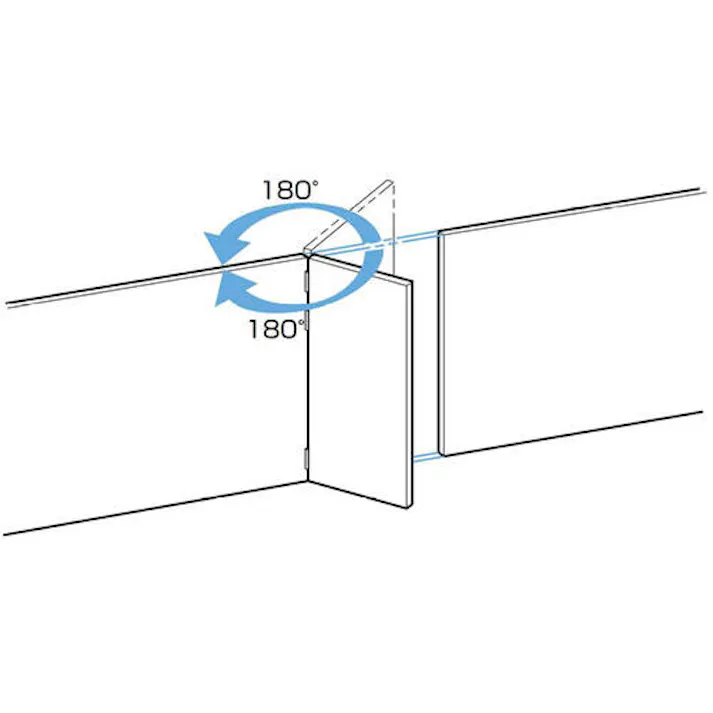 【CAINZ-DASH】スガツネ工業 (170090808)DA180-5914-05スプリング自由蝶番 DA180-5914-05【別送品】