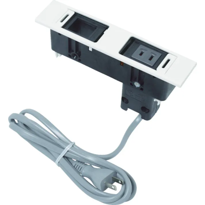 【CAINZ-DASH】スガツネ工業 (210020486) DML-PB-WT デスクトップマルチタップ 定格電圧:AC125V・15A・最大1500Wまで対応 DML-PB-WT【別送品】