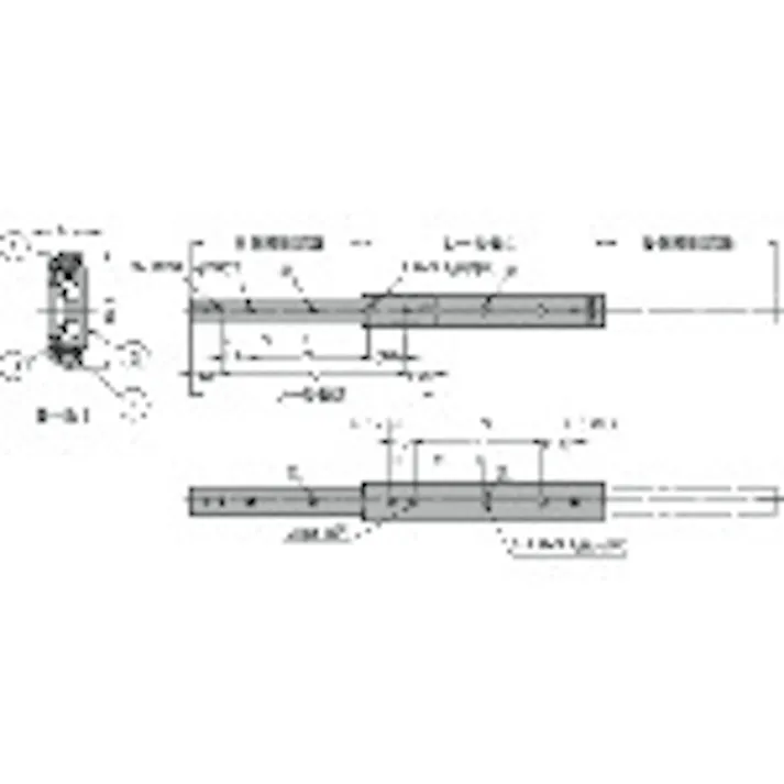 【CAINZ-DASH】スガツネ工業 (190026622)SCRW2-15-150Aミニスライドレール SCRW2-15-150A【別送品】