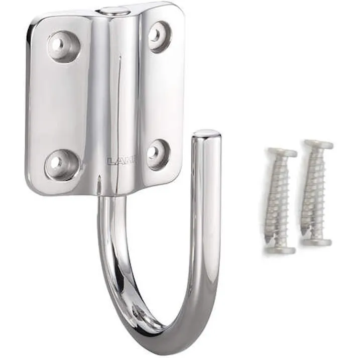 【CAINZ-DASH】スガツネ工業 (110032414)JF-T100ステンレス鋼製フリクション式ジャンボ回転フック JF-T100【別送品】