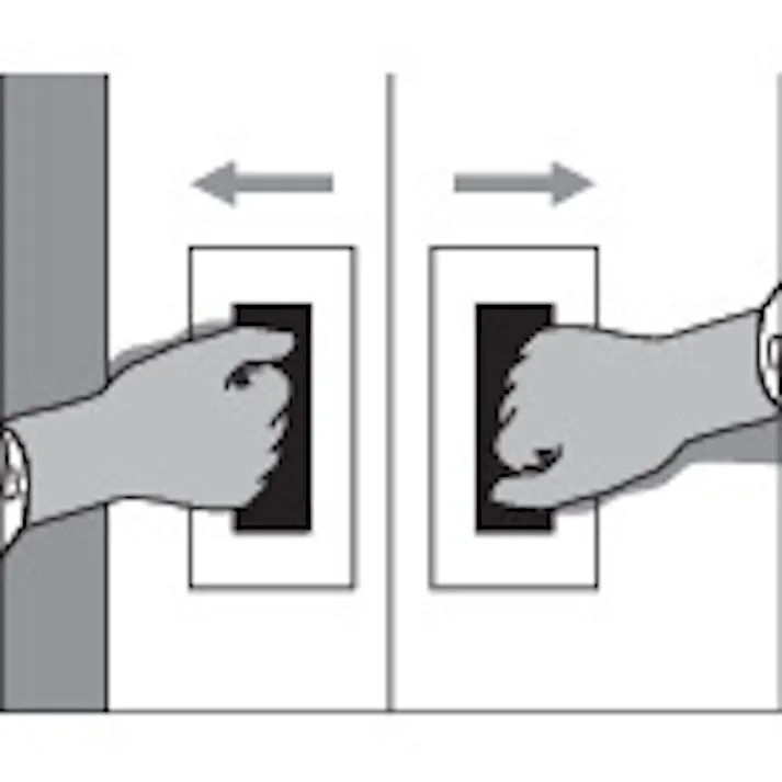 【CAINZ-DASH】スガツネ工業 (100037025)HH-UD120SM/埋込両引取手 HH-UD120SM【別送品】