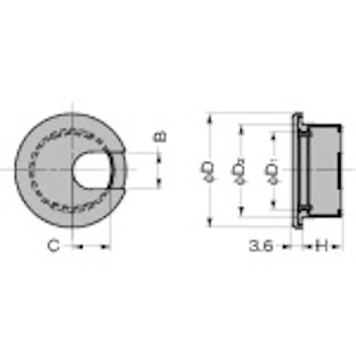 【CAINZ-DASH】スガツネ工業 (210040945)LS50S-LBR/配線孔キャップ LS50S-LBR【別送品】
