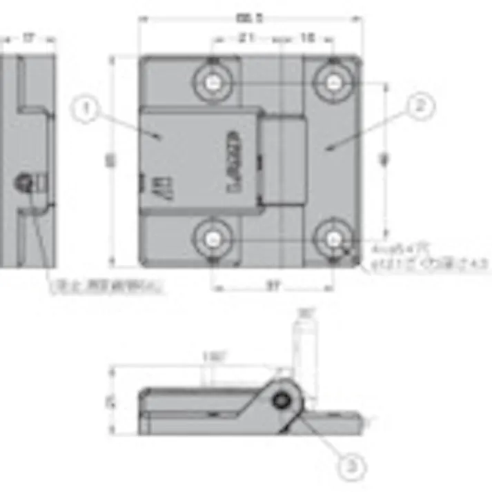 【CAINZ-DASH】スガツネ工業 (170046273)HG-JV65-S-LGRソフトクローズヒンジ HG-JV65-S-LGR【別送品】