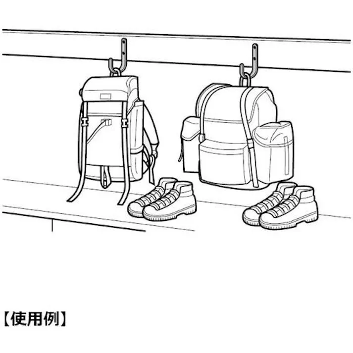 【CAINZ-DASH】スガツネ工業 (110051087)DFHK-BJ135-SH ステンレス鋼製ビッグフック DFHK-BJ135-SH【別送品】