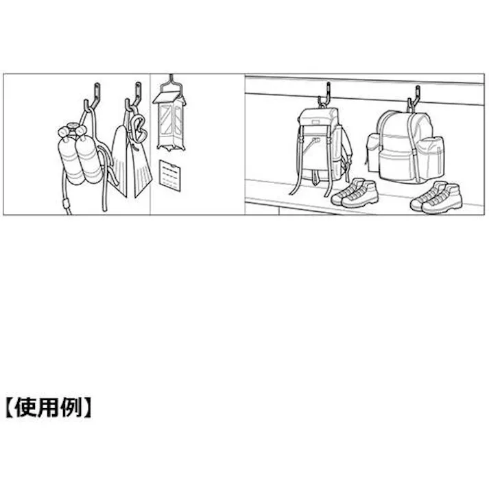 【CAINZ-DASH】スガツネ工業 (110020044)JF80Mステンレス鋼製ジャンボフック JF80M【別送品】