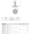 【CAINZ-DASH】スガツネ工業 （２００１４０４００）ＭＮ－２５Ｎ２．５アジャスター MN-25N2.5【別送品】