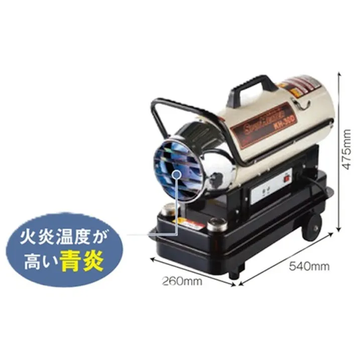 【CAINZ-DASH】ナカトミ スポットヒーター KH-30D KH-30D【別送品】