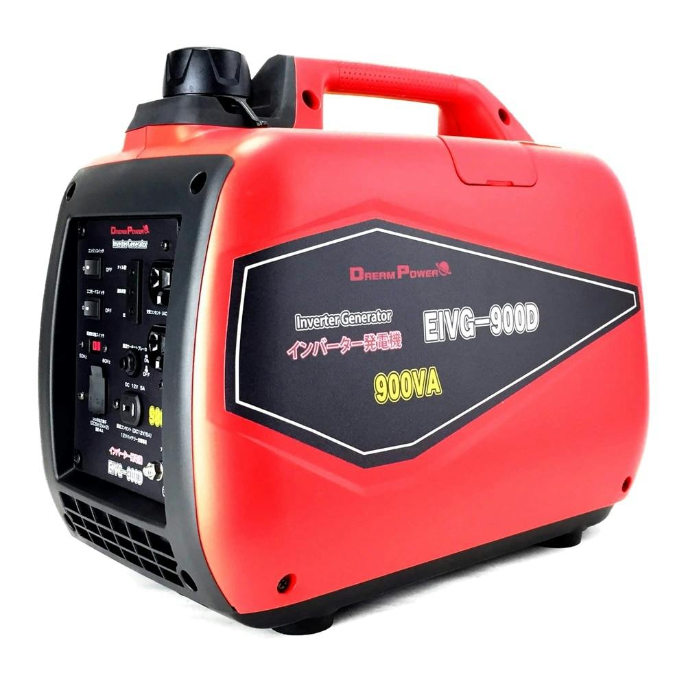 ナカトミ ドリームパワーインバーター発電機 EIVG-900D 50Hz/60Hz