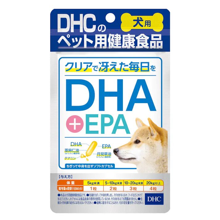 DHC 愛犬用 健康食品 DHA+EPA ソフトカプセル 37g