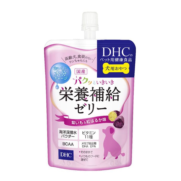 DHC パクッといきいき栄養補給ゼリー 紫いも＆紅はるか味