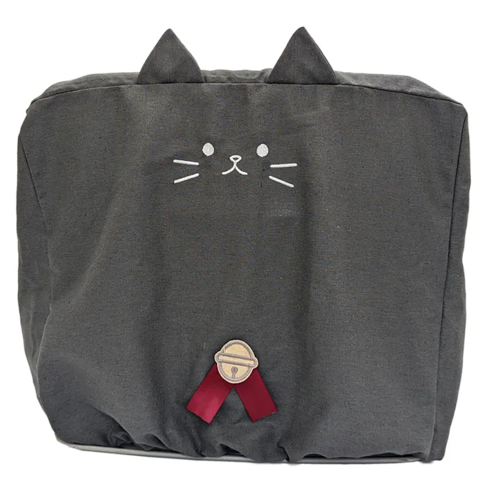 東洋ケース 猫家電カバー ヒーターカバー ブラック NKC-HC-BK