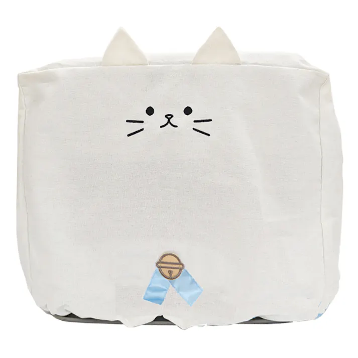 東洋ケース 猫家電カバー ヒーターカバー ホワイト NKC-HC-WH(販売終了)