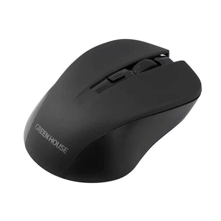 グリーンハウス ワイヤレスマウス ブラック GH-MULNOA-BK