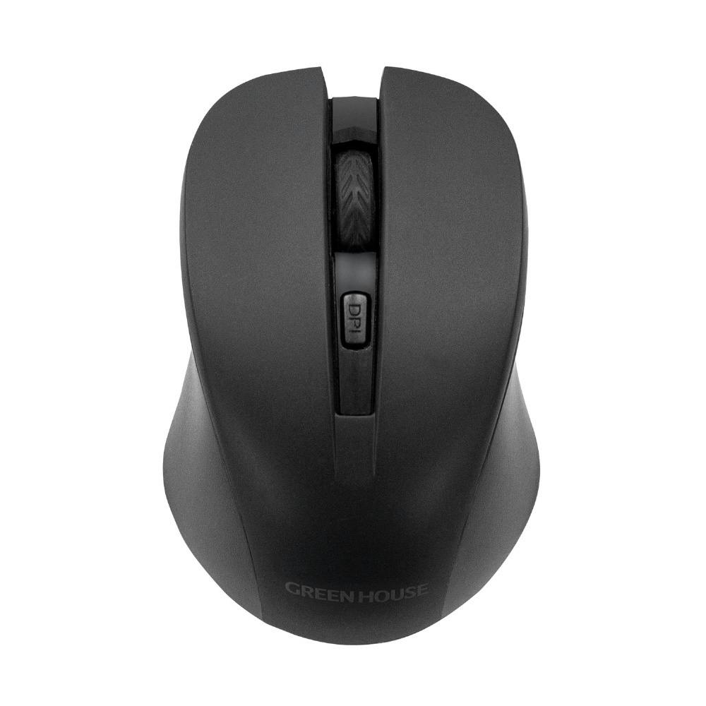 グリーンハウス ワイヤレスマウス ブラック GH-MULNOA-BK | パソコン