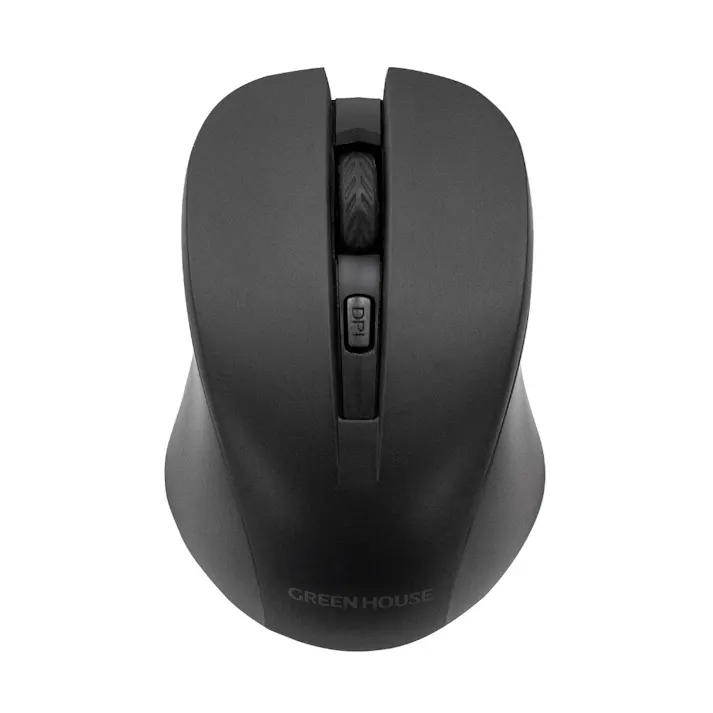 グリーンハウス ワイヤレスマウス ブラック GH-MULNOA-BK