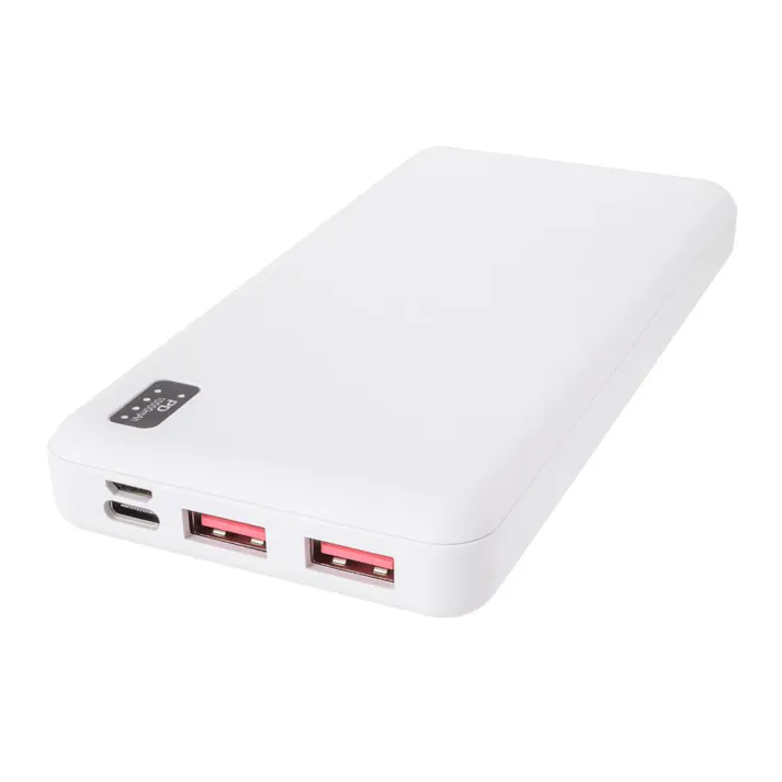 モバイルバッテリー 10000mAhPD対応 ホワイト GH-BTPX100-WH