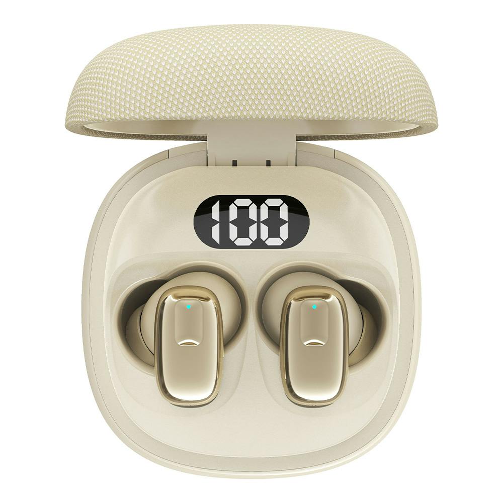 完全ワイヤレスイヤホン ベージュ GH-TWED-BE