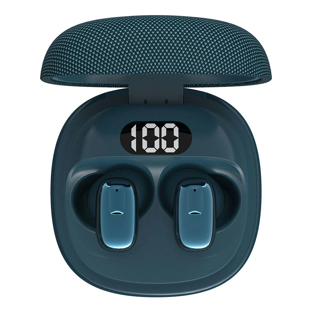 完全ワイヤレスイヤホン ブルー GH-TWED-BL