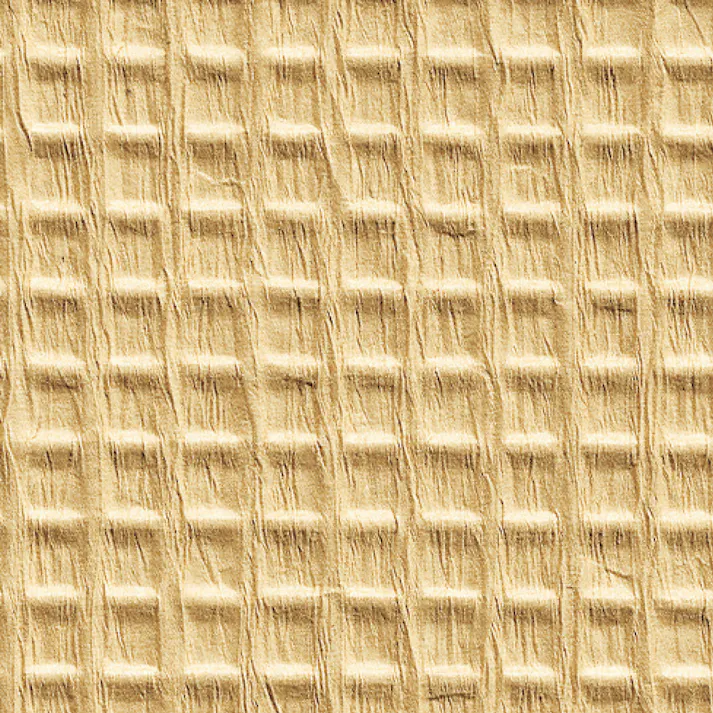 包装紙 ワッフル クラフト ブラウン