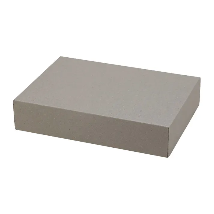 収納 フタ付きBOX グレー S