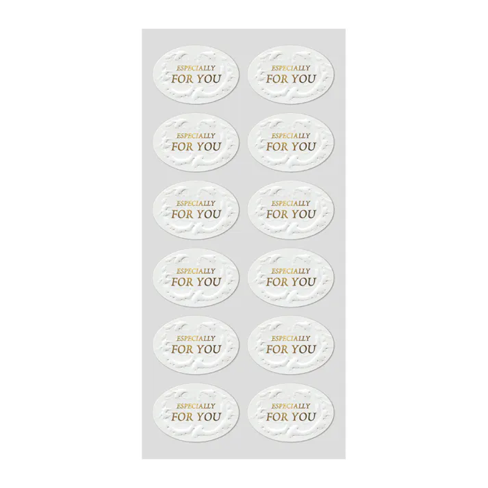 ラッピングシール FOR YOU ホワイト